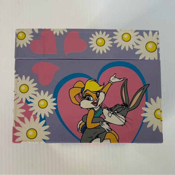 Bugs & Lola Musical Jewelry Box 1997 Renewed from WB 1935"Merrily We Roll Along" - Picture 5 of 14